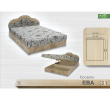 Кровать Ева (1.4 , пр. бл.)
