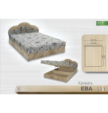Кровать Ева (1.4 , пр. бл.)