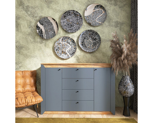 НОРДИК Комод 1400 (2 УПАК) (1400*380*960)