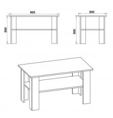 Стол журнальный Мадрид-2