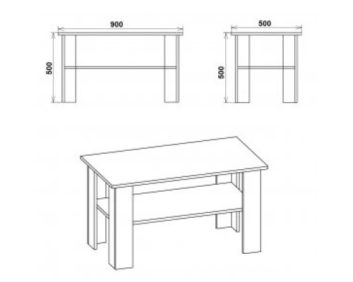 Стол журнальный Мадрид-2
