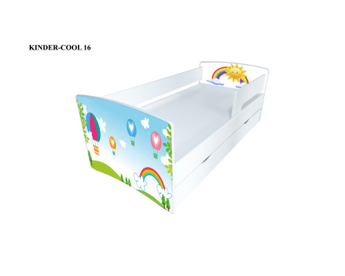 Кровать детская KINDER-COOL 1736/836 (сп.м 1700*800 мм.) БЕЗ ЯЩИКА