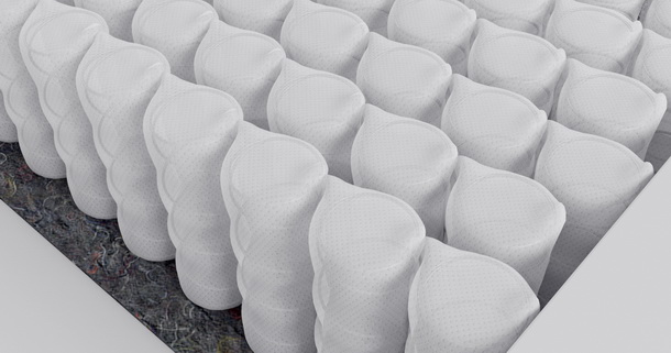 Пружинная система &laquo;Pocket Hard&raquo; 2 в матрасе Primavera